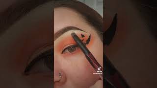 Part 3 spooky season makeup🎃😘 foryou makeup fyp shortsvideo tutorial holloween [upl. by Anyalram]