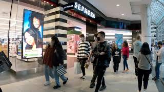 Toronto Eaton Centre Mall Walking Tour October 2021 [upl. by Nnylyt697]