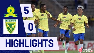 Sundows VS Golden Arrows FC 5  0 Match Highlights  Carling Black Label Knockout Cup 2024 [upl. by Sophi]