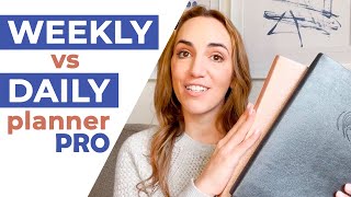 Clever Fox Planner Explained Weekly vs Daily  PRO Edition Review [upl. by Ylirama]