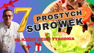 7 Surówek do Obiadu na Każdy Dzień TygodniaZdrowe i Smaczne Przepisy [upl. by Atahs586]