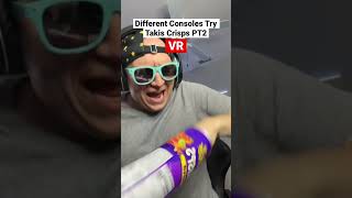 Consoles try Takis crisps PT2 funny gaming comedy gamer relatable skit [upl. by Naggem]