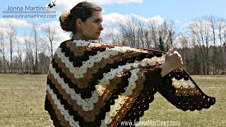 How To Crochet A Beautiful Shells Shawl  Crochet Shawl  EASY [upl. by Marketa693]