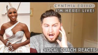 Vocal Coach Reacts Cynthia Erivo Im Here From The Color Purple Live [upl. by Rehpatsirhc]