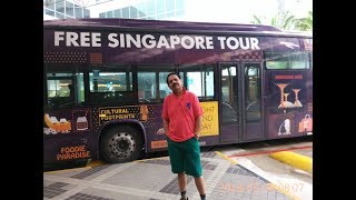 SINGAPORE FREE TOUR ON TRANSIT HOW TO DO [upl. by Anelys]