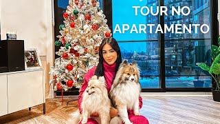 Tour no apartamento novo em Montreal  Valores cansei de Downtown Por que mudei VLOGMAS EP02 [upl. by Nonahs]