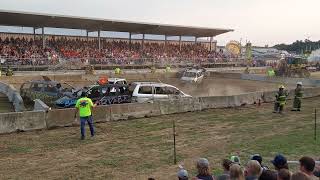 2024 Jackson County Fair Demo Derby Team Show Vans Heat 1 [upl. by Nylkaj233]