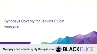 How to Integrate Coverity Static Analysis for Jenkins Plugin  Black Duck [upl. by Eynaffit]