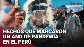 Un año de pandemia en Perú Cronología de hechos importantes tras la llegada del COVID19 al Perú [upl. by Giardap179]