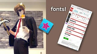 how to import fonts from dafont to video star  video star [upl. by Redd167]