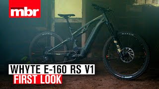 Whyte E160  Exclusive First Look  Mountain Bike RIder [upl. by Oyek254]