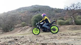 Ninja 650  ninja 250 offroad with knobby tires [upl. by Enyawud]