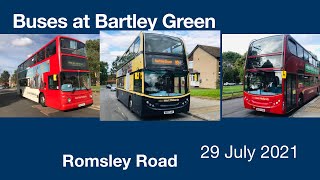 Buses at Bartley Green 29 July 2021 [upl. by Assena]