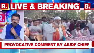 BJP hits out at AIUDF chief Badruddin Ajmal after his provocative comment  Ram Mandir inauguration [upl. by Aicilegna313]