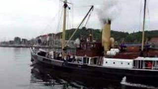 Bussard 102 year old steamship blowing her whistle [upl. by Niac]