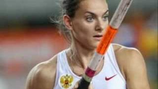 BEIJING 2008 Elena isinbayeva NEW WORLD RECORD 505 Yelena [upl. by Odradlig]