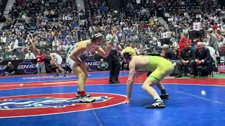 Maddox McArthur Buford vs Anthony Santos Camden 132lbs 2024 GHSA 7A State Tournament Finals [upl. by Burr]