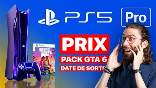 PS5 Pro prix pack GTA 6 comparaison Slim stockage résolution performance fps 8K [upl. by Theresa]