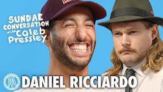 DANIEL RICCIARDO Sundae Conversation with Caleb Pressley [upl. by Eirhtug]