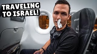 ISRAEL Flying to our 96th country our crazy travel day [upl. by Uchish917]