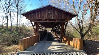 Easley Covered Bridge amp Hidden Waterfall  Oneonta Alabama [upl. by Atlanta972]