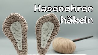 Hasenohren Häkelanleitung  Amigurumi Baukasten [upl. by Schug]