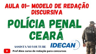 Polícia Penal CEARÁ PPCE  Redação IDECAN ppce idecan [upl. by Haymes]