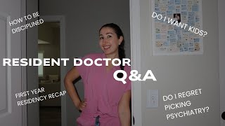 qampa with a psychiatry resident doctor intern year diaries residency psychiatry medicine vlog [upl. by Starobin]