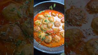 Restaurant style chicken kofta curry recipe chicken kofta kofta curry recipe food viral [upl. by Eidok]