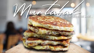 MURTABAK  Macam Ni Lah Cara Betul amp Lengkap Nak Buat Murtabak with ENGLISH subtitle [upl. by Ades390]