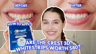 I Tried the Crest 3D Whitestrips With LED Light… Here’s the Before amp After  Take My Money [upl. by Gustie]