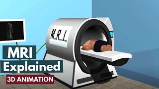 How Does An MRI work  MRI Basics Explained With 3D Animation [upl. by Meehyrb]