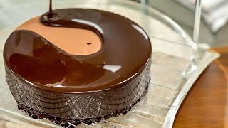 Chocolate Mirror glaze recipe [upl. by Gage284]