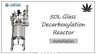 50L glass decarboxylated reactor [upl. by Acinorav]