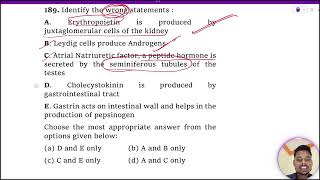 Identify the wrong statements  A Erythropoietin is produced by juxtaglomerular cells of the [upl. by Atinnor]