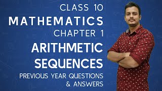 Arithmetic Sequences  Previous Year Questions  Class 10  Mathematics  Chapter 1 [upl. by Jermain414]