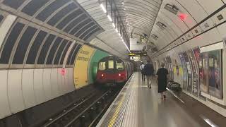 Northbound Northern Line Train at Angel Station [upl. by Herzberg]