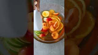 White sangria the perfect cocktail for summer  🍹sangria cocktail drink wine recipes recipe [upl. by Aiht]