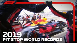 World Record F1 Pit Stops  Red Bull Racing Register The Fastest Pit Stop Three Times [upl. by Elleira]