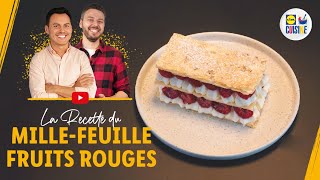 Millefeuille aux fruits rouges  Feat FlorianOnAir  Lidl Cuisine [upl. by Joselow]