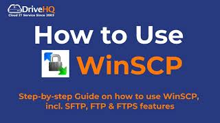 How To Use WinSCP FTP client  Connect to FTP FTPS and SFTP servers [upl. by Shererd]