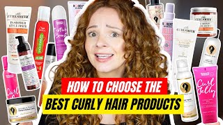 HOW TO CHOOSE THE BEST CURLY HAIR PRODUCTS  Beginners guide to curly hair products [upl. by Micco]