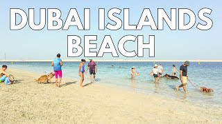 Newly Opened Pet Friendly Beach at Dubai Islands  Dubai Islands Beach [upl. by Aynav]