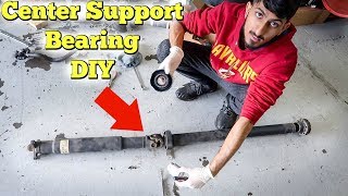 How To Replace Center Support Bearing On Driveshaft CSB [upl. by Suiluj884]