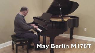 Demo of May Berlin Piano M178T  selected by Schimmel [upl. by Bogosian]