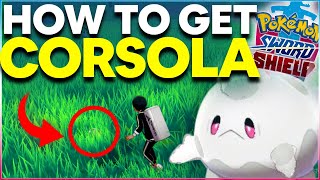 How To Get Corsola and EVOLVE it in Pokemon Sword and Shield  Galarian Form Corsola Guide [upl. by Iaka]