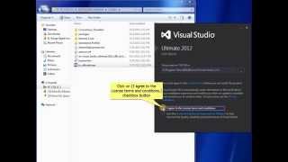 How to install Visual Studio ultimate 2012 step by step process [upl. by Seema221]