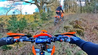 KTM 300 XC W Hard Enduro Loving Autumn Riding [upl. by Crescentia487]