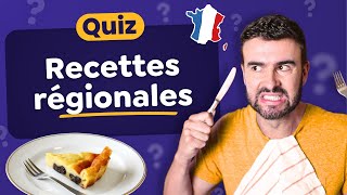 QUIZ  Plats Régionaux de France  30 Questions culinaires [upl. by Vastha]