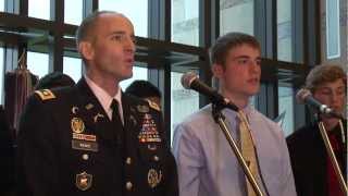 Dying Soldier Sings quotTell My Fatherquot with his Son [upl. by Lladnor]